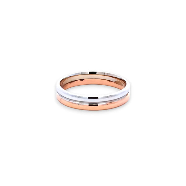 Argolla de Matrimonio Bicolor de 14K