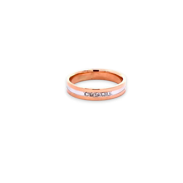Argolla de Matrimonio Bicolor de 14K