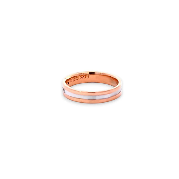 Argolla de Matrimonio Bicolor de 14K