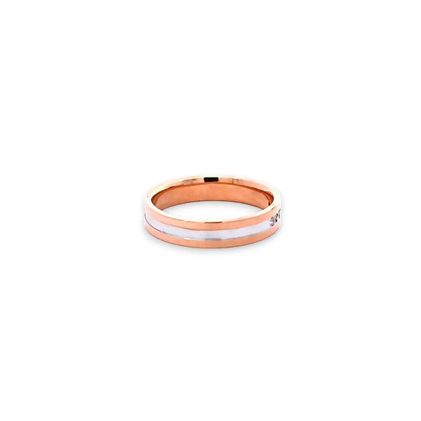 Argolla de Matrimonio Bicolor de 14K