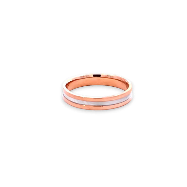 Argolla de Matrimonio Bicolor de 14K
