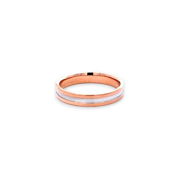 Argolla de Matrimonio Bicolor de 14K
