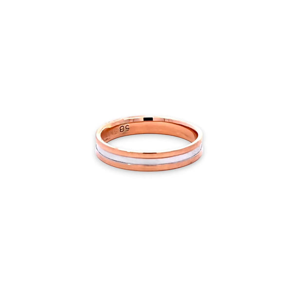 Argolla de Matrimonio Bicolor de 14K
