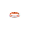 Argolla de Matrimonio Bicolor de 14K