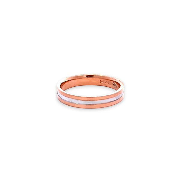 Argolla de Matrimonio Bicolor de 14K