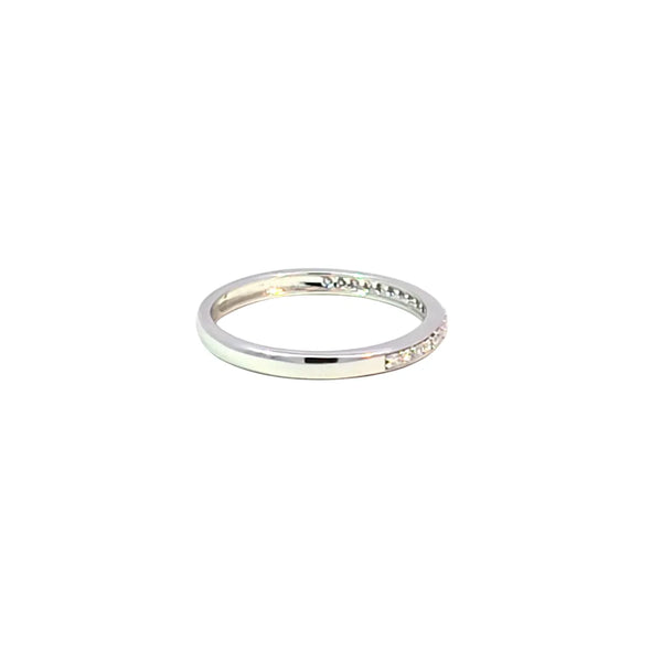 Churumbela en 18k en Oro Blanco con 0.09 CT en Diamantes