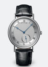Reloj Breguet Classique de oro blanco automático de 40 mm con correa de piel
