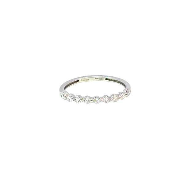 Churumbela en 18k en Oro Blanco con 0.35 CT en Diamantes