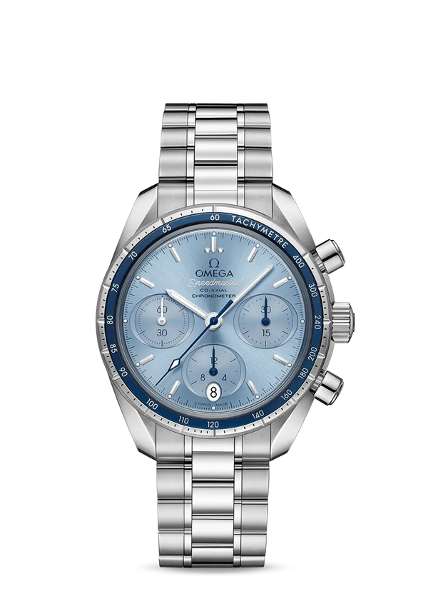 Reloj Omega Speedmaster Acero Automático 38mm Cronógrafo Azul