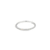 Churumbela en oro blanco de 14K con diamante de 0.17CT