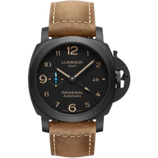 Reloj Panerai Luminor de cerámica automática de 44 mm GMT