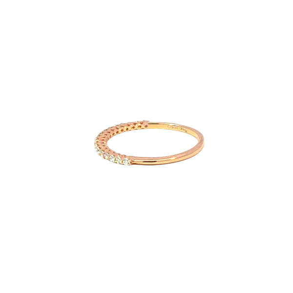 Churumbela en 18k en Oro Rosa con 0.16 CT en Diamantes