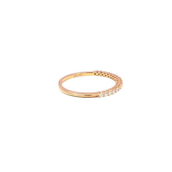 Churumbela en 18k en Oro Rosa con 0.16 CT en Diamantes