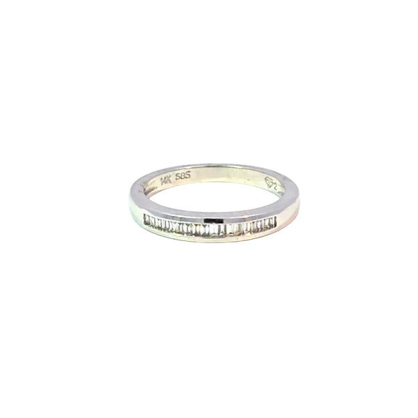 Churumbela en 14k en Oro Blanco