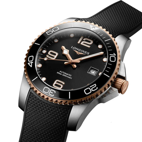 Reloj Longines Hydroconquest Bicolor Automático 41MM Negro