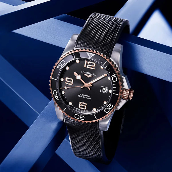 Reloj Longines Hydroconquest Bicolor Automático 41MM Negro