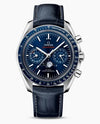 Reloj Omega Speedmaster Acero Automático 44mm Fase Lunar Azul