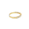 Churumbela en oro amarillo de 14K con diamantes de 0.42 ct, diseño sofisticado