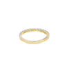 Churumbela de oro amarillo de 14K con diamantes de 0.25 ct, elegancia sutil