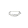 Churumbela en oro blanco de 14K con diamantes de 0.32 ct, estilo distinguido