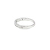 Churumbela en oro blanco de 14K con diamantes de 0.32 ct, estilo distinguido