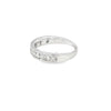 Churumbela en oro blanco de 14K con diamantes de 0.71 ct, diseño radiante
