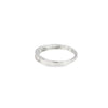 Churumbela en oro blanco de 14K con diamante de 0.24CT