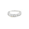 Churumbela de oro blanco de 14K con diamantes de 0.98 ct, estilo majestuoso