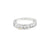Churumbela de oro blanco de 14K con diamantes de 0.98 ct, estilo majestuoso