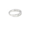 Churumbela de oro blanco de 14K con diamantes de 0.98 ct, estilo majestuoso