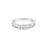 Churumbela en oro blanco de 14K con diamantes de 0.99 ct, diseño impactante