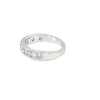Churumbela en oro blanco de 14K con diamantes de 0.99 ct, diseño impactante