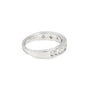 Churumbela en oro blanco de 14K con diamantes de 0.99 ct, diseño impactante