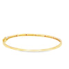 Brazalete en oro amarillo de 14K con diamante de 0.27CT y rubí de 0.48CT