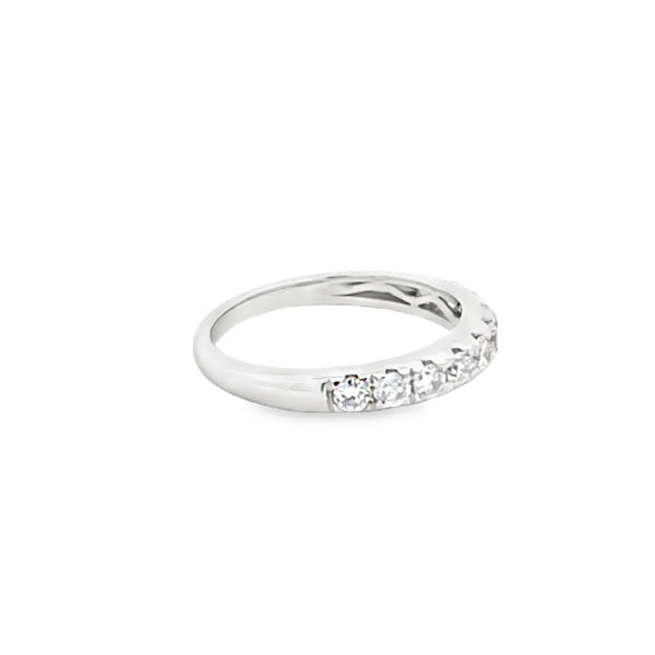 Churumbela en oro blanco de 14K con 0.74 ct en diamantes HSI1