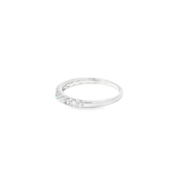 Churumbela en oro blanco de 14K con 0.52 ct en diamantes