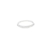 Churumbela en oro blanco de 14K con 0.25 ct en diamantes