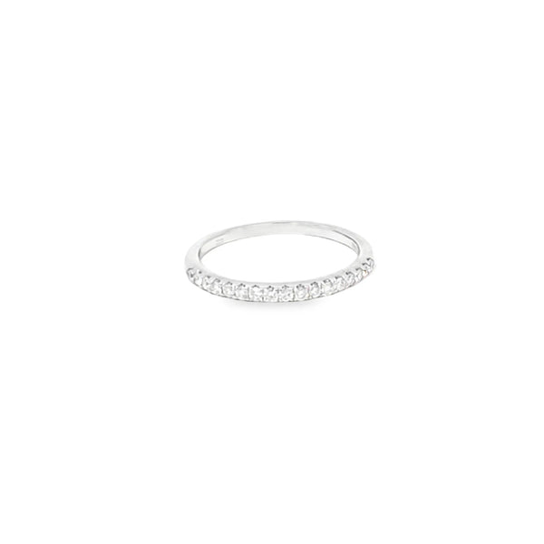 Churumbela en oro blanco de 14K con 0.25 ct en diamantes