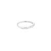Churumbela en oro blanco de 14K con 0.25 ct en diamantes