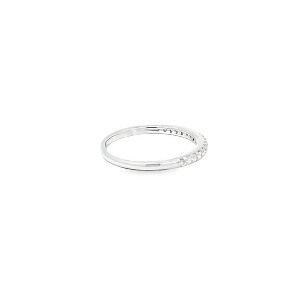 Churumbela en oro blanco de 14K con 0.25 ct en diamantes