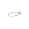 Anillo Solitario en Oro Blanco de 14K con Brillante de 0.34 ct, calidad HSI.
