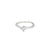 Anillo Solitario en 14k en Oro Blanco con 0.25 CT en Diamantes