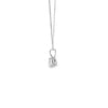 Dije con Cadena en 14K en Oro Blanco con 0.35CT en Diamante calidad H SI