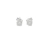 Broquel Brillante en 14K en Oro Blanco con 0.32CT en Diamantes