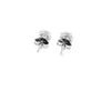 Broquel Brillante en 14K en Oro Blanco con 0.50CT en Diamantes