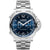 Reloj Panerai Luminor de acero automático de 44 mm con cronógrafo en azul
