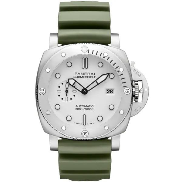 Reloj Panerai Submersible de acero automático de 44 mm en blanco