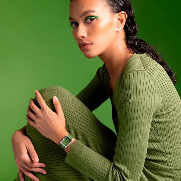 Reloj Longines Dolcevita Acero Cuarzo Verde