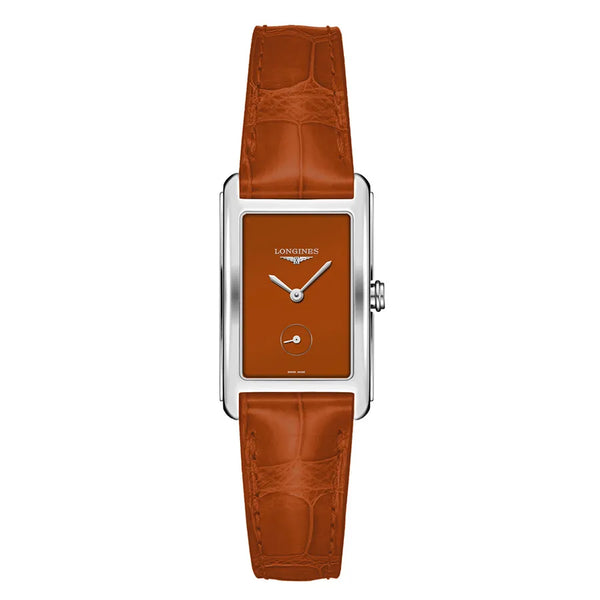 Reloj Longines Dolcevita Acero Cuarzo Naranja