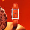 Reloj Longines Dolcevita Acero Cuarzo Naranja
